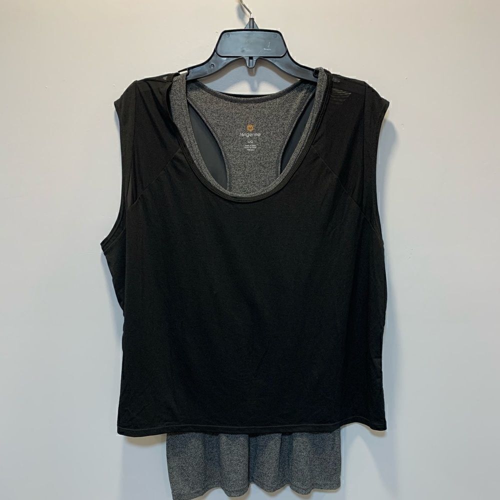 Tangerine double layered tank top black/… - Picture 9 of 13